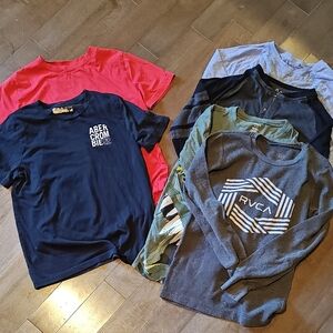 Abercrombie and RVCA T-Shirts Bundle